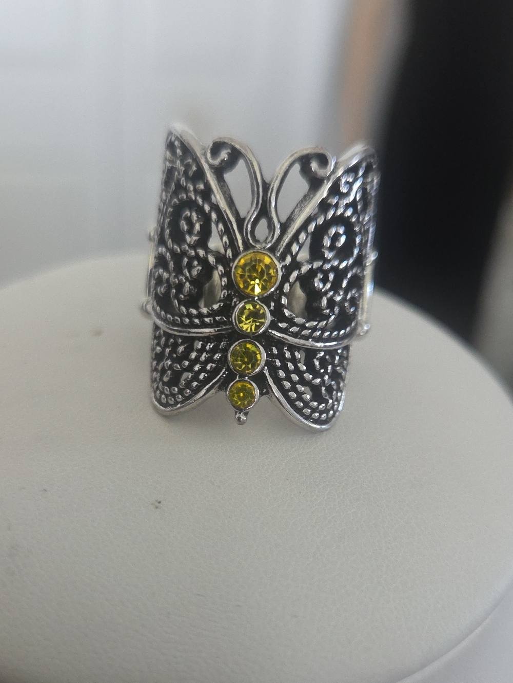 Paparazzi Butterfly Ring Yellow NWT